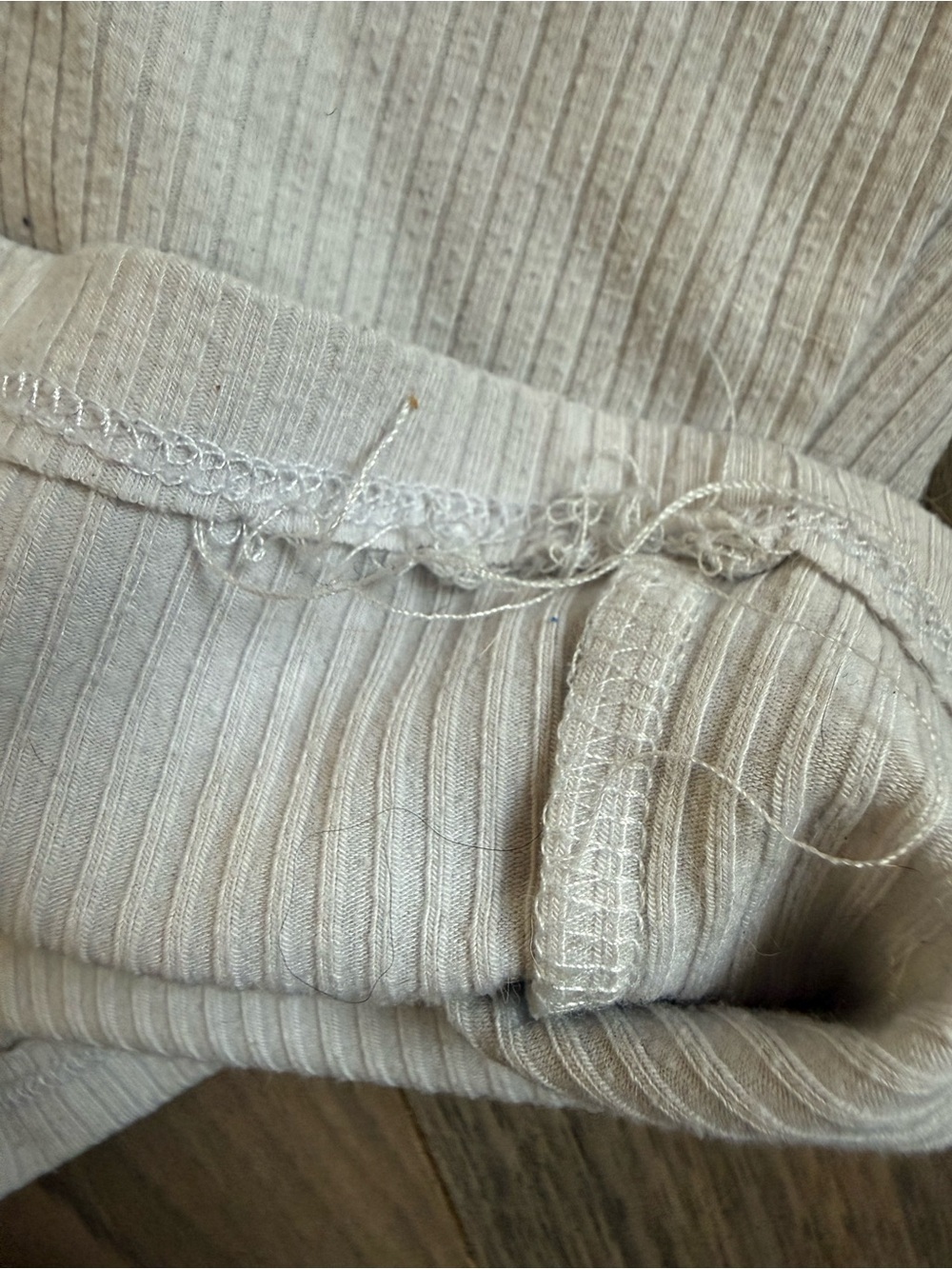 White Ribbed Cami - Picture 4 of 4